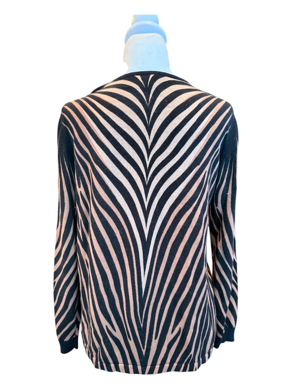 Bob Mackie Jeweled Animal Print Sweater - Picture 5 of 6